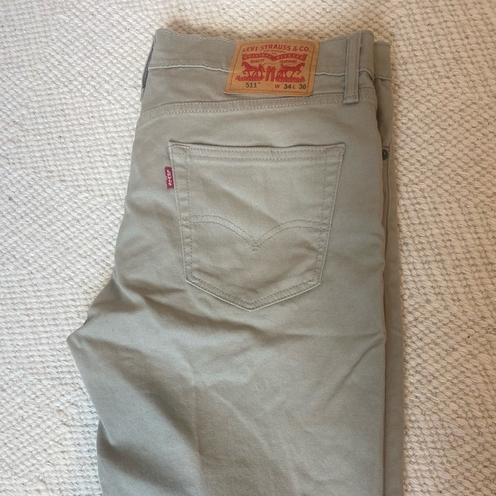 Men’s Levi’s 511 beige/taupe jeans